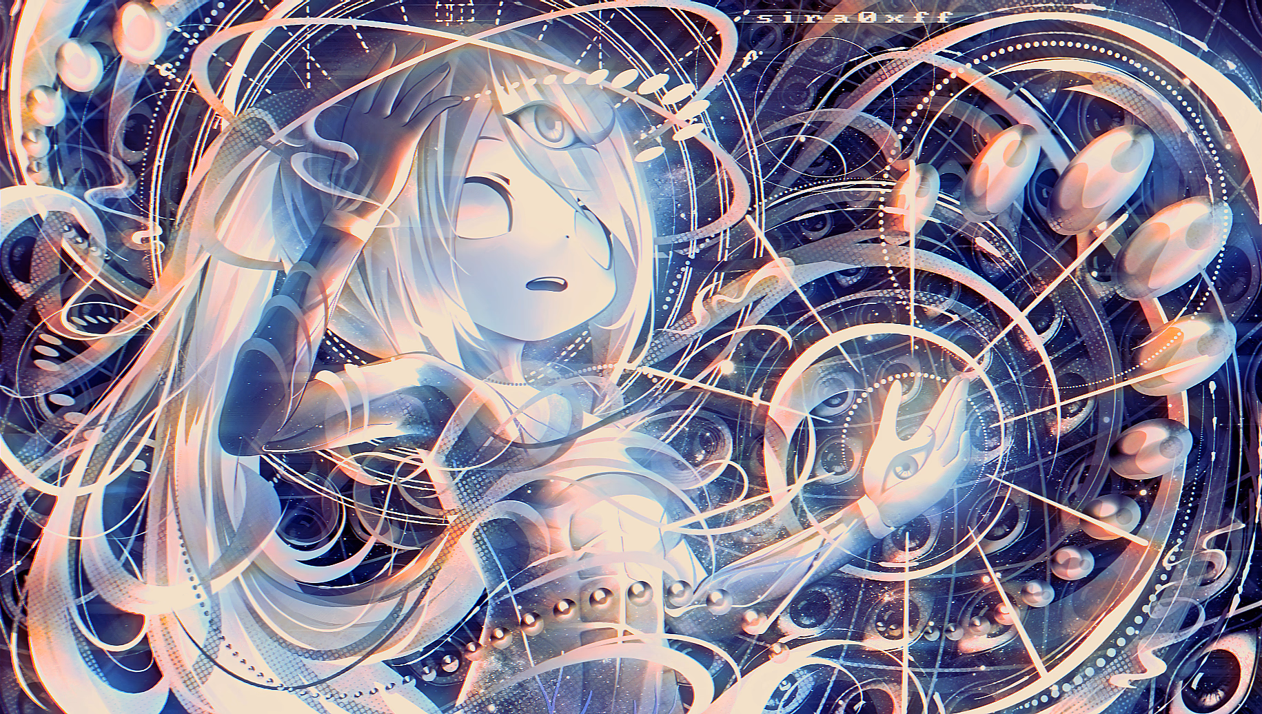 psychedelic girl - art by sira0xff